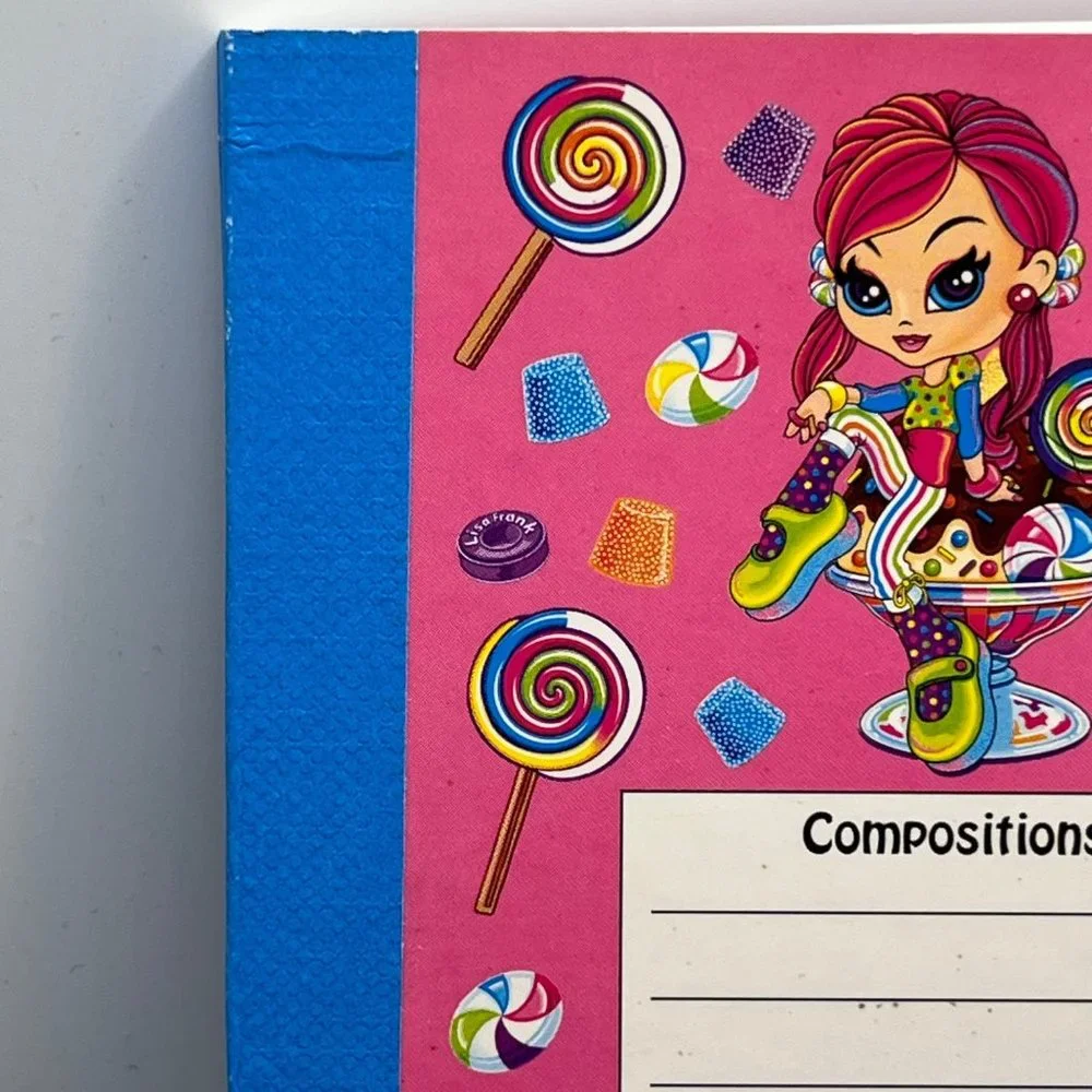 Lisa‎ Frank Candy Girl Mini Composition Book 4.5